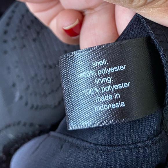 LANE BRYANT Black Ruffled Lace Dress Sz 14 - Picture 11 of 12